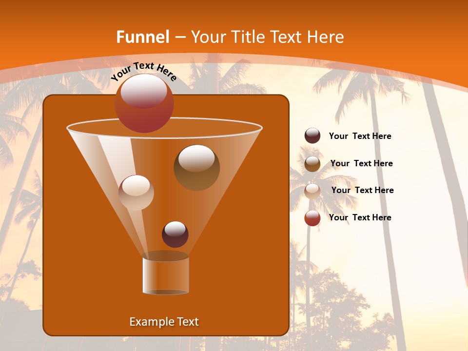 Beach Sunlight Evening PowerPoint Template