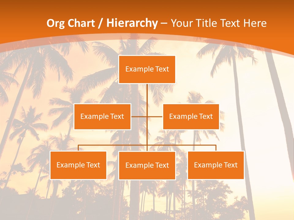 Beach Sunlight Evening PowerPoint Template