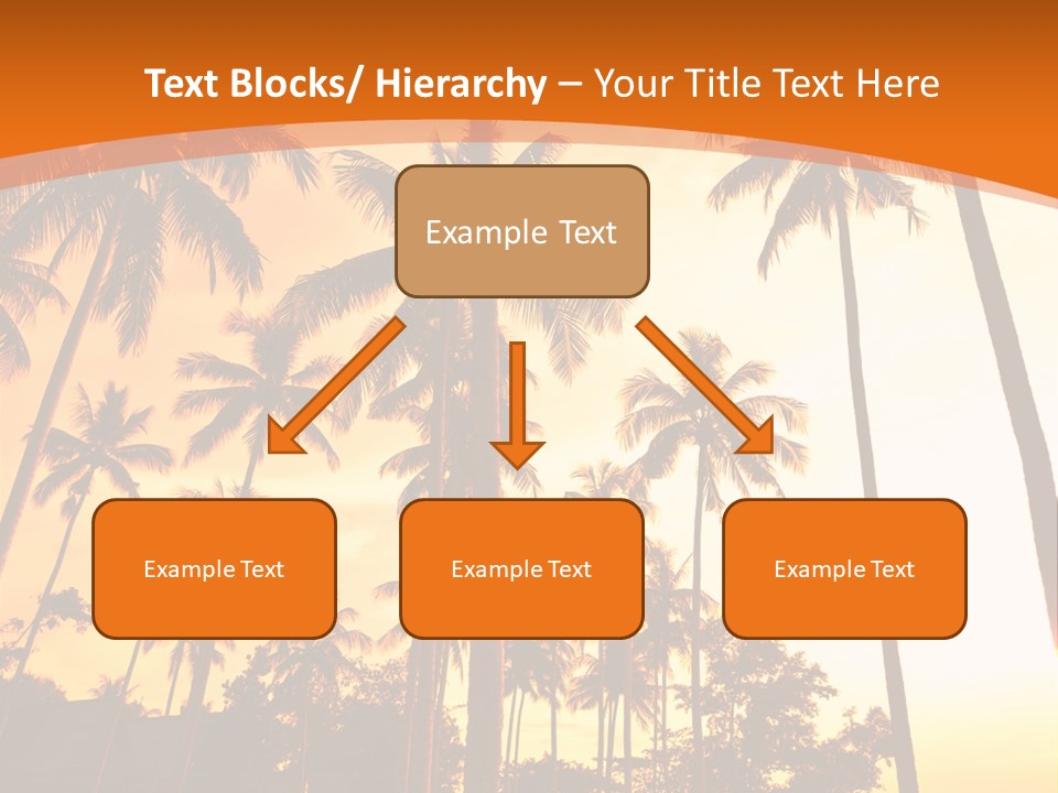 Beach Sunlight Evening PowerPoint Template