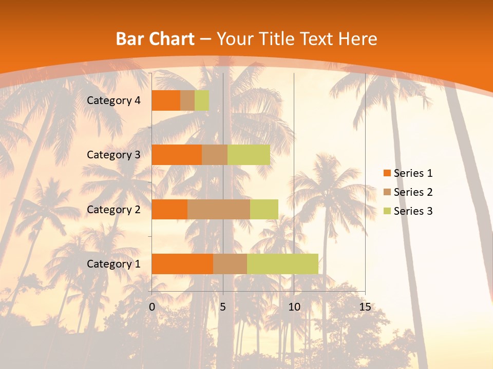 Beach Sunlight Evening PowerPoint Template
