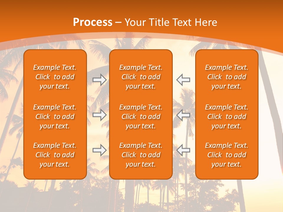 Beach Sunlight Evening PowerPoint Template