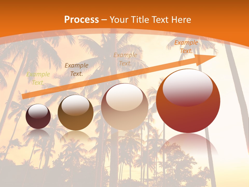 Beach Sunlight Evening PowerPoint Template
