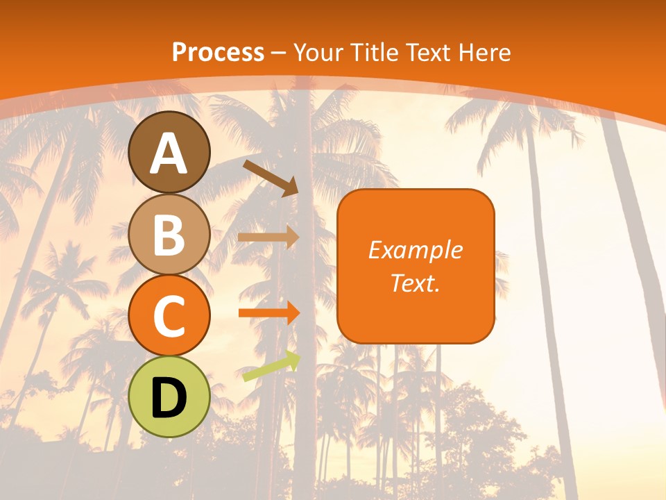 Beach Sunlight Evening PowerPoint Template