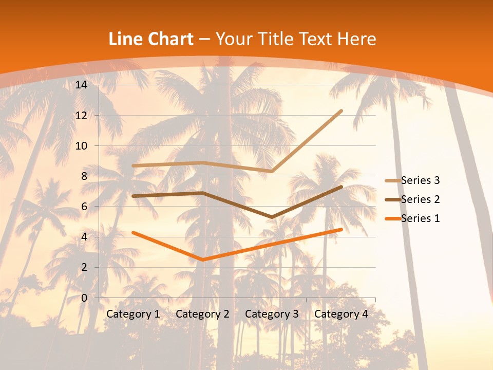 Beach Sunlight Evening PowerPoint Template