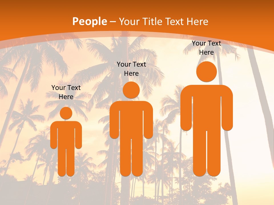 Beach Sunlight Evening PowerPoint Template