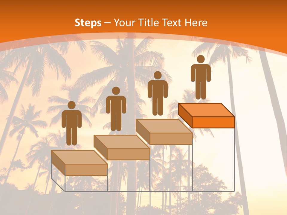 Beach Sunlight Evening PowerPoint Template