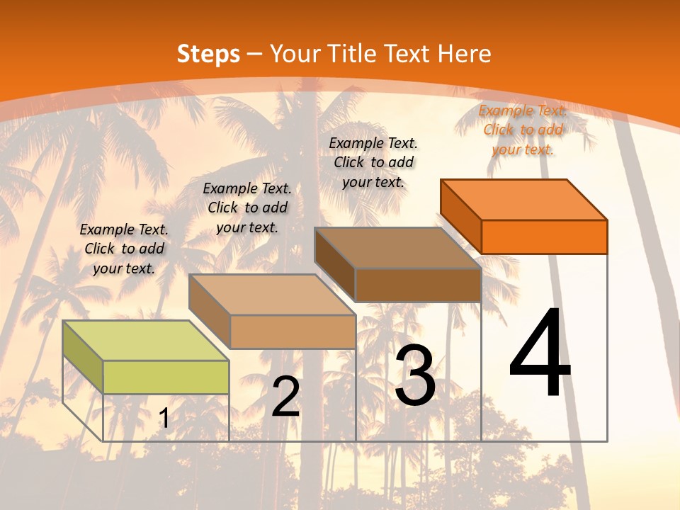 Beach Sunlight Evening PowerPoint Template