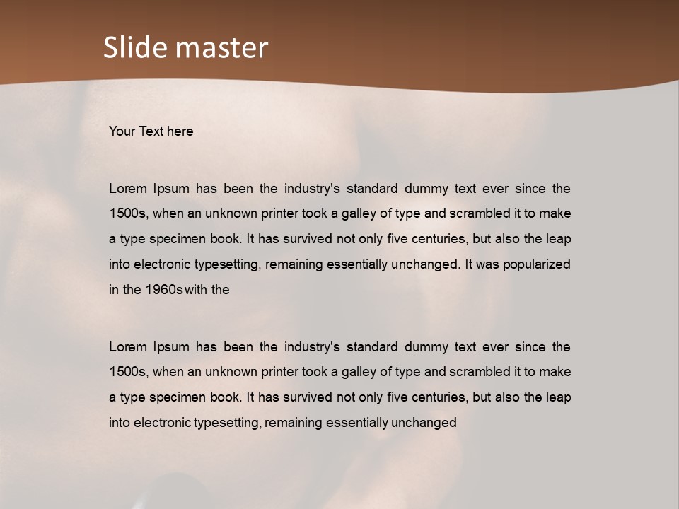 Body Stud Background PowerPoint Template