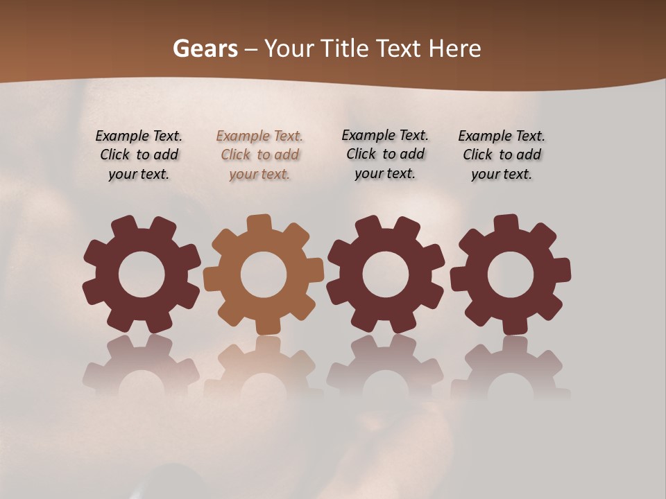 Body Stud Background PowerPoint Template