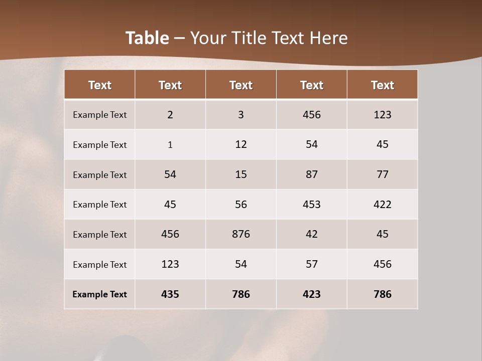 Body Stud Background PowerPoint Template