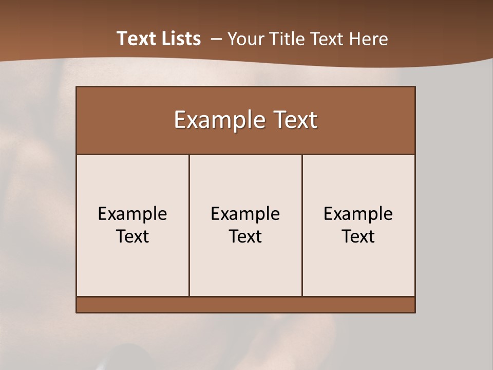 Body Stud Background PowerPoint Template