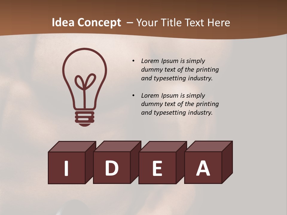 Body Stud Background PowerPoint Template