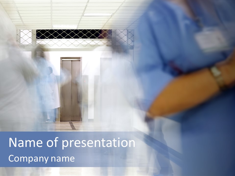 White Hospital Modern PowerPoint Template