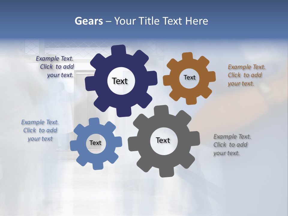 White Hospital Modern PowerPoint Template