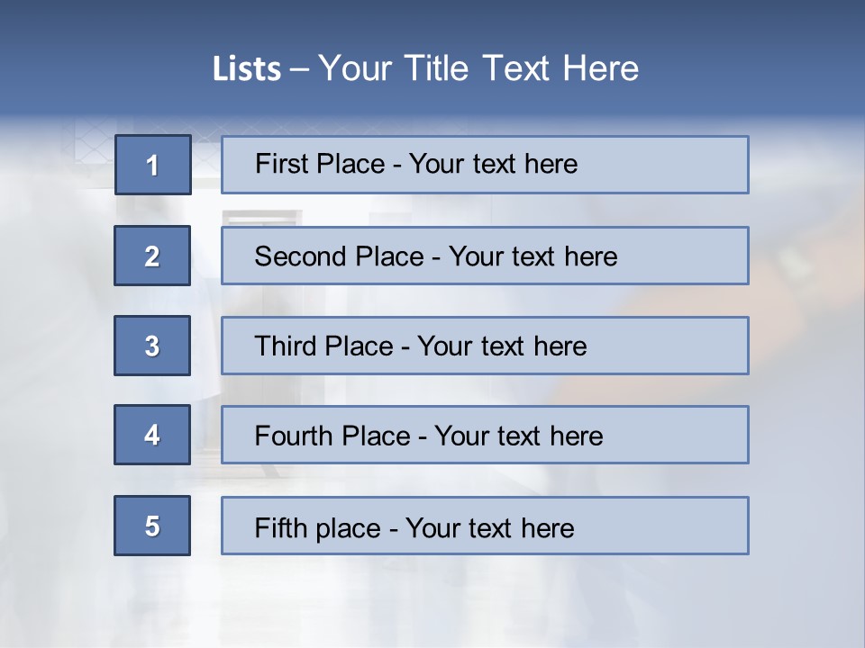 White Hospital Modern PowerPoint Template