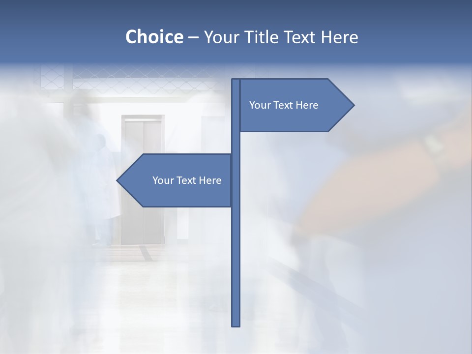 White Hospital Modern PowerPoint Template