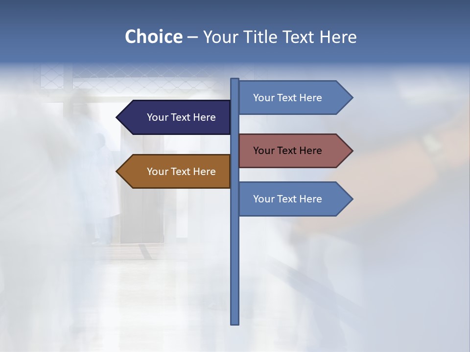 White Hospital Modern PowerPoint Template