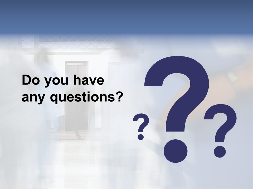 White Hospital Modern PowerPoint Template