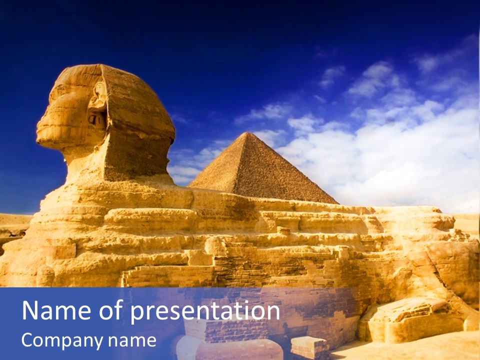 Egypt Monument Cairo PowerPoint Template