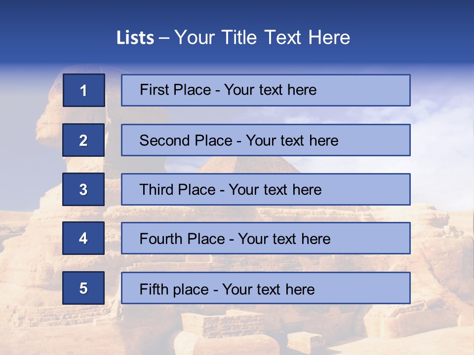 Egypt Monument Cairo PowerPoint Template