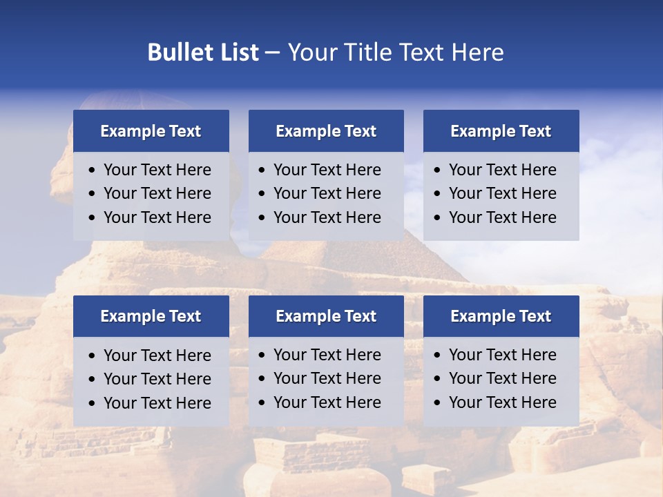 Egypt Monument Cairo PowerPoint Template