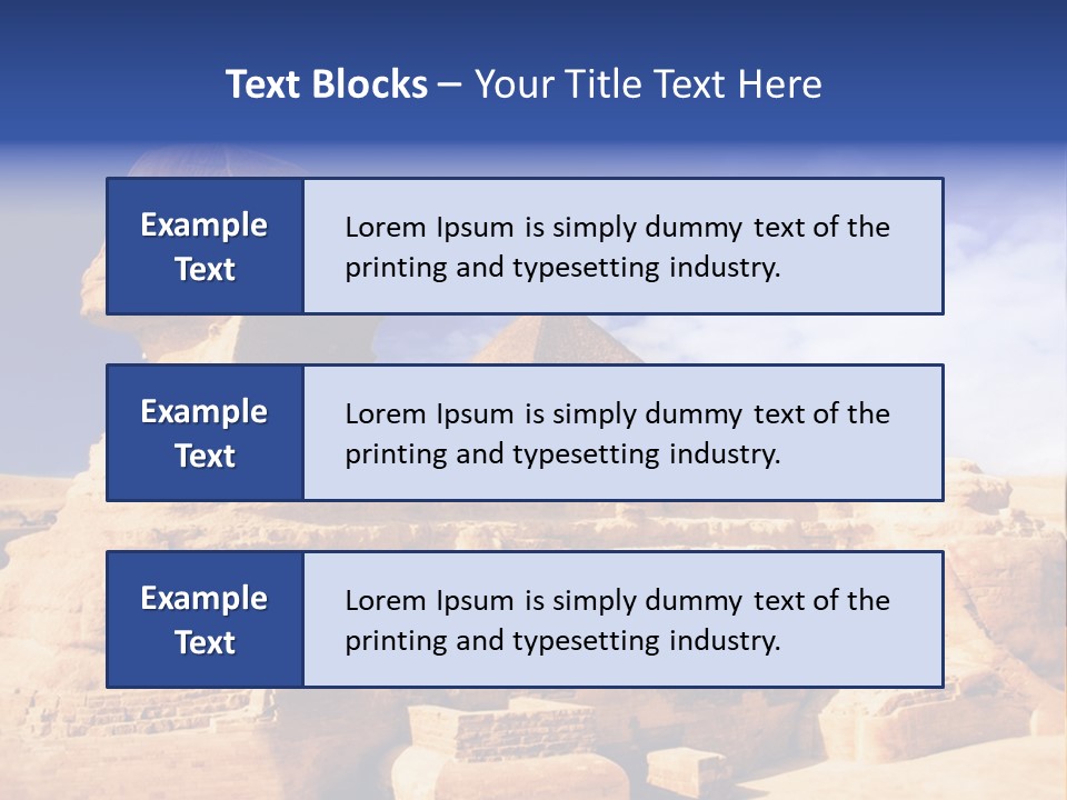 Egypt Monument Cairo PowerPoint Template