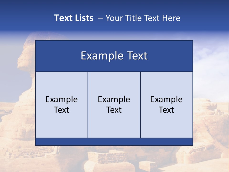 Egypt Monument Cairo PowerPoint Template