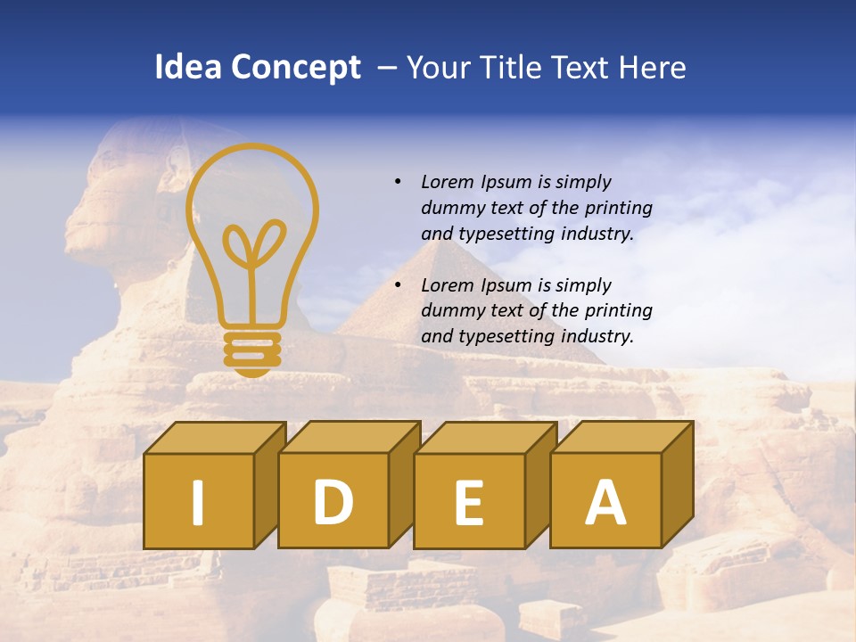 Egypt Monument Cairo PowerPoint Template