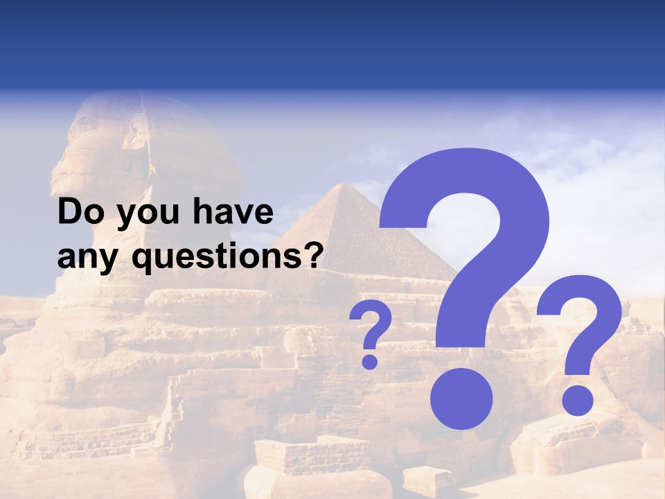 Egypt Monument Cairo PowerPoint Template