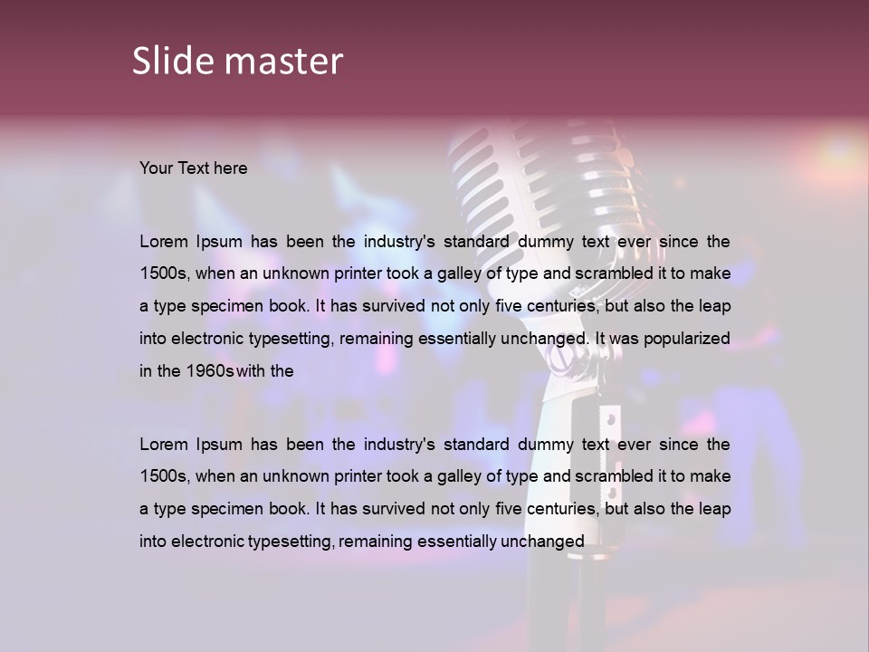 Meeting Character Conference PowerPoint Template