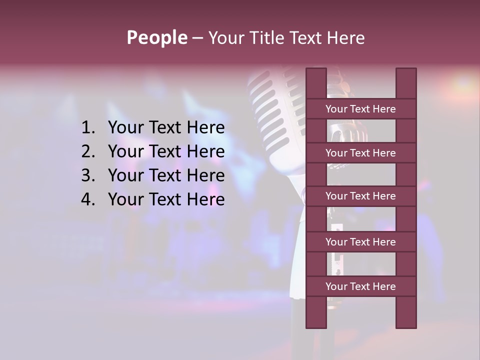 Meeting Character Conference PowerPoint Template