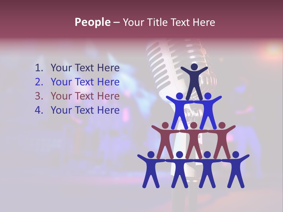 Meeting Character Conference PowerPoint Template