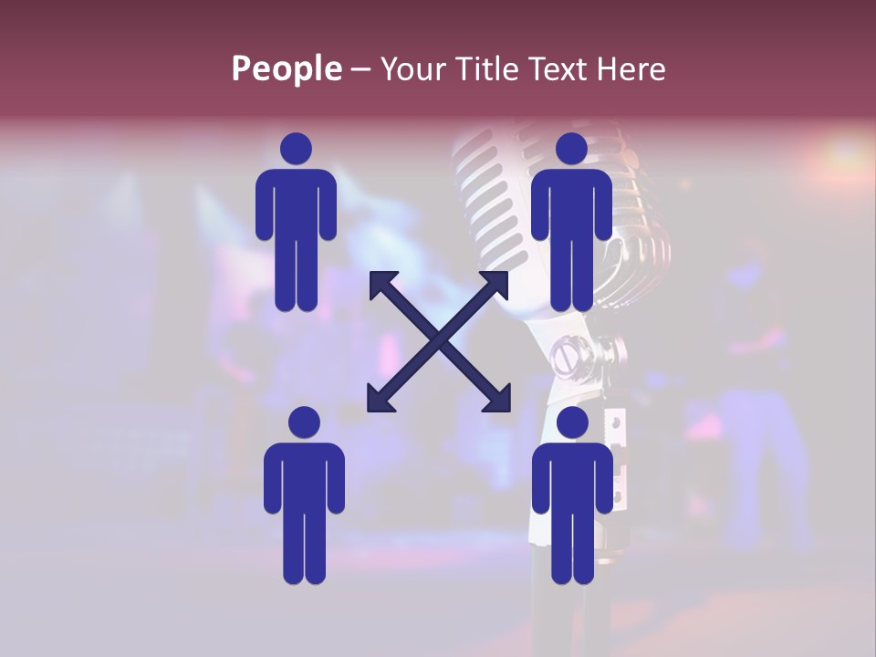 Meeting Character Conference PowerPoint Template