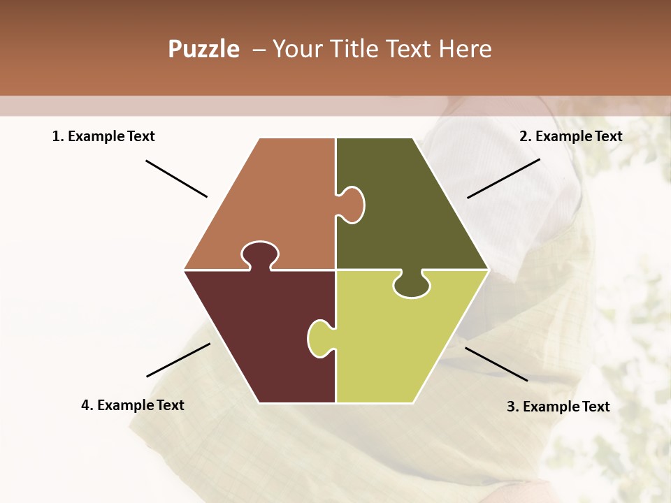 Beautiful Human Portrait PowerPoint Template