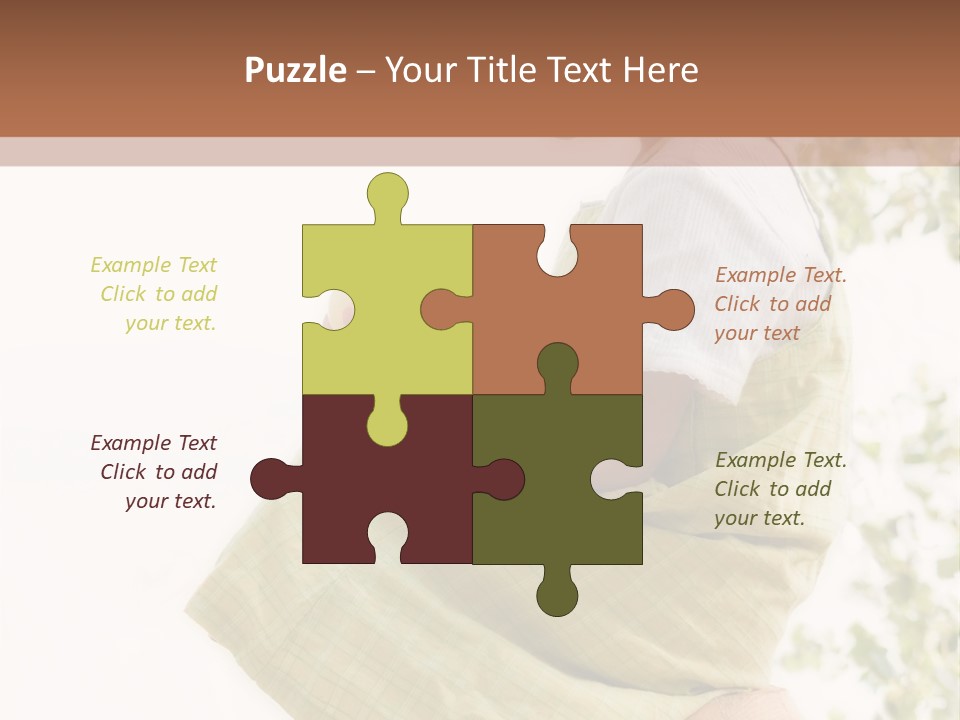 Beautiful Human Portrait PowerPoint Template