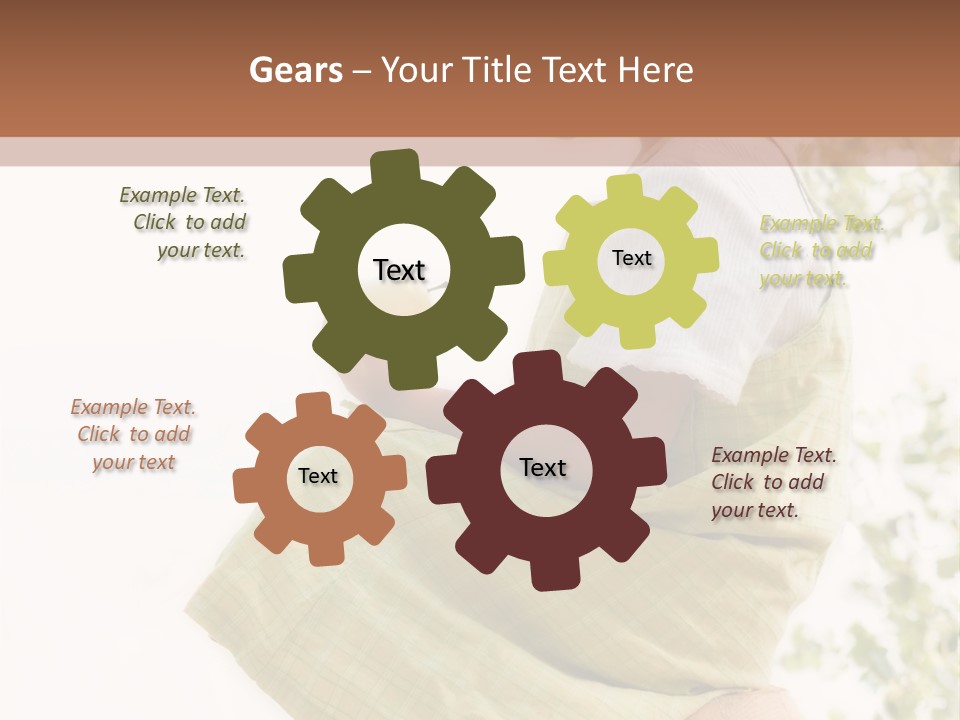 Beautiful Human Portrait PowerPoint Template