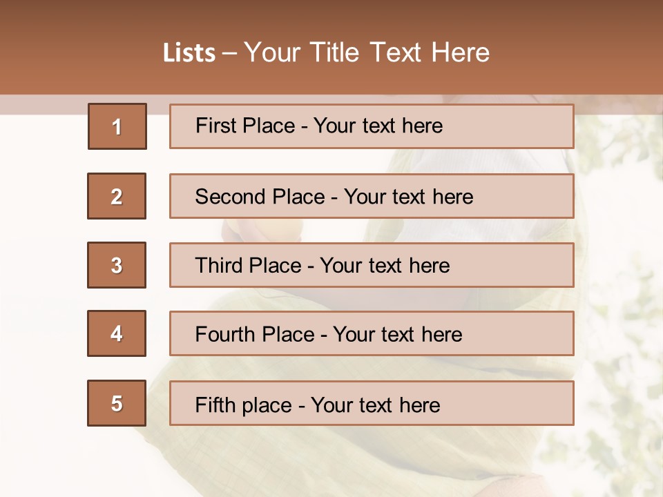 Beautiful Human Portrait PowerPoint Template
