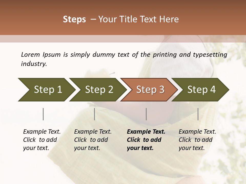 Beautiful Human Portrait PowerPoint Template