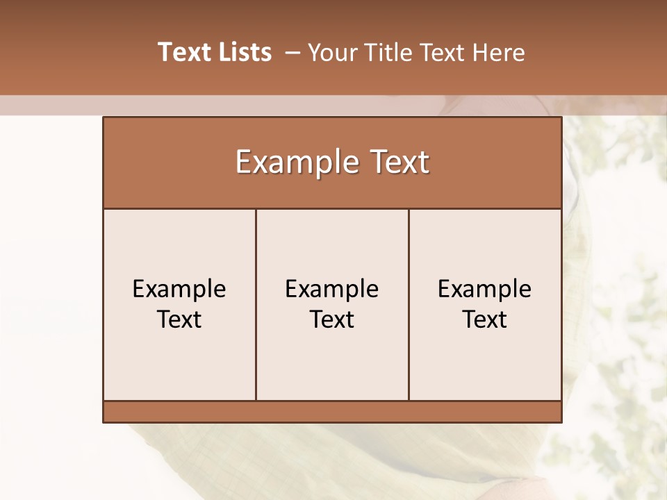 Beautiful Human Portrait PowerPoint Template