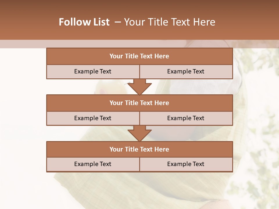 Beautiful Human Portrait PowerPoint Template