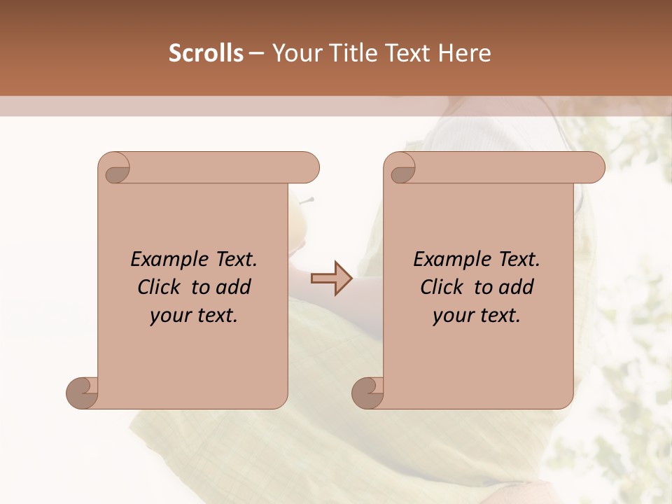 Beautiful Human Portrait PowerPoint Template