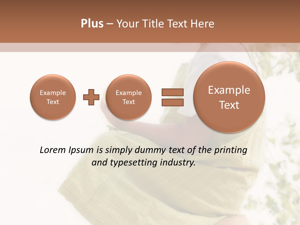 Beautiful Human Portrait PowerPoint Template