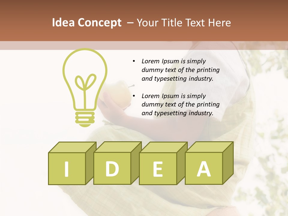 Beautiful Human Portrait PowerPoint Template