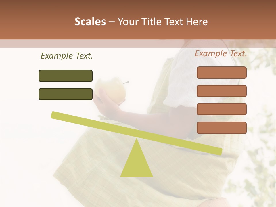 Beautiful Human Portrait PowerPoint Template