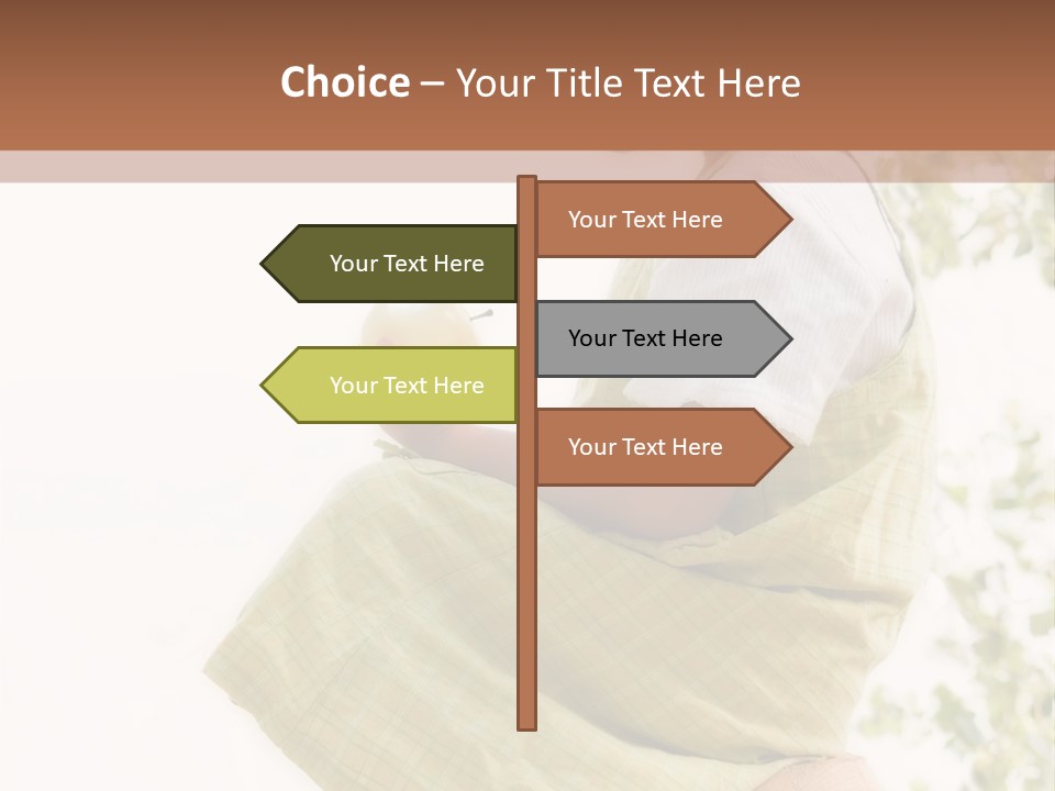 Beautiful Human Portrait PowerPoint Template