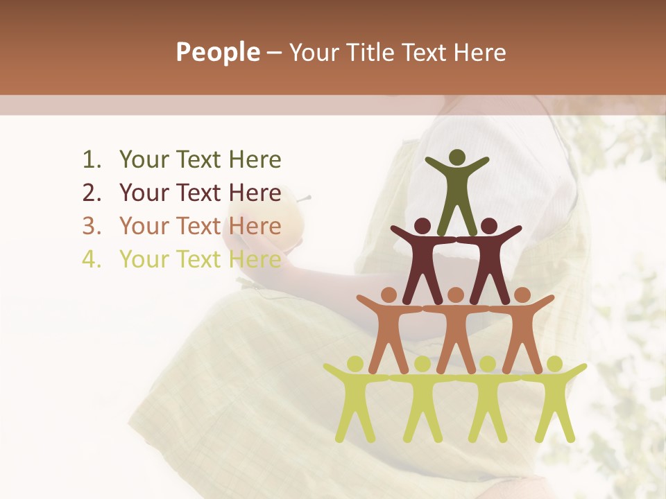 Beautiful Human Portrait PowerPoint Template