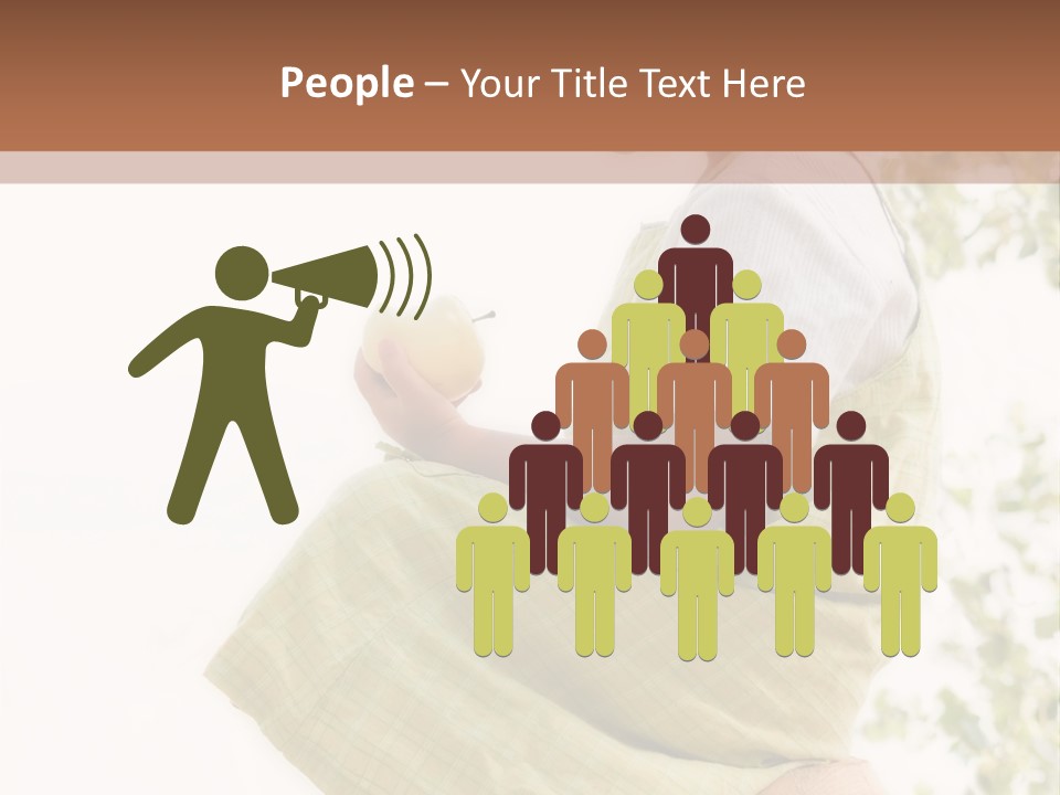 Beautiful Human Portrait PowerPoint Template