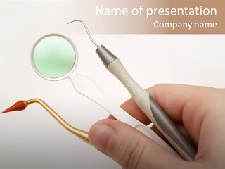 Protection Dentist Equipment PowerPoint Template