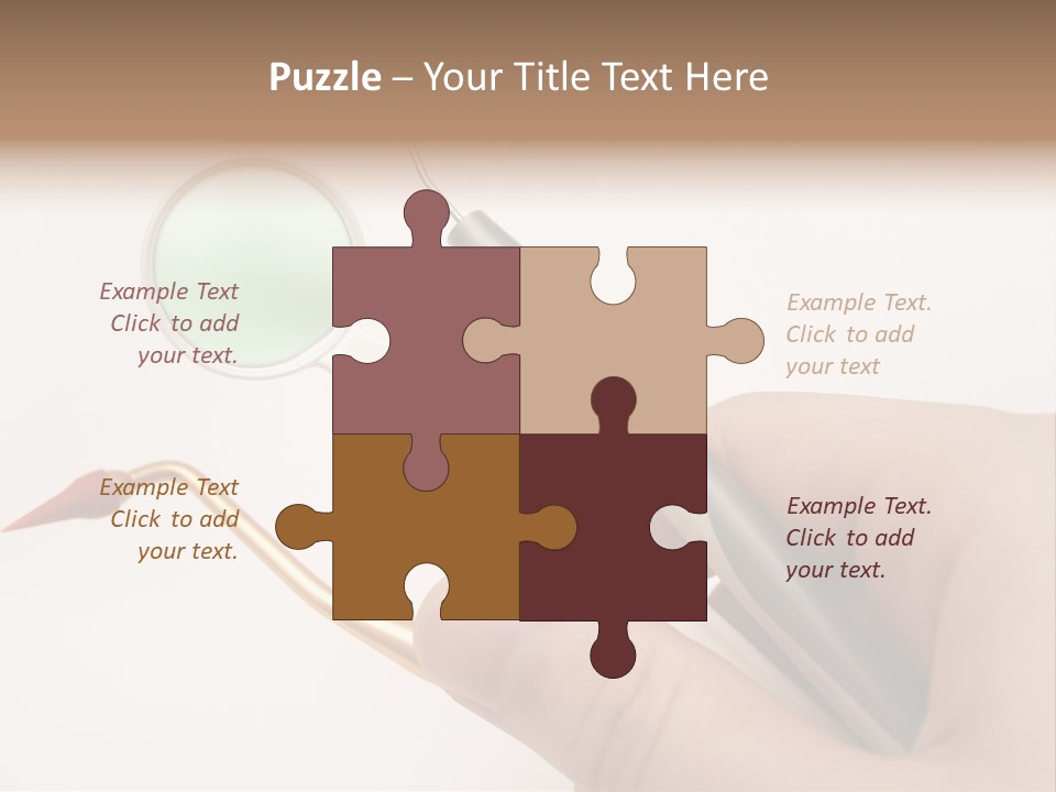 Protection Dentist Equipment PowerPoint Template