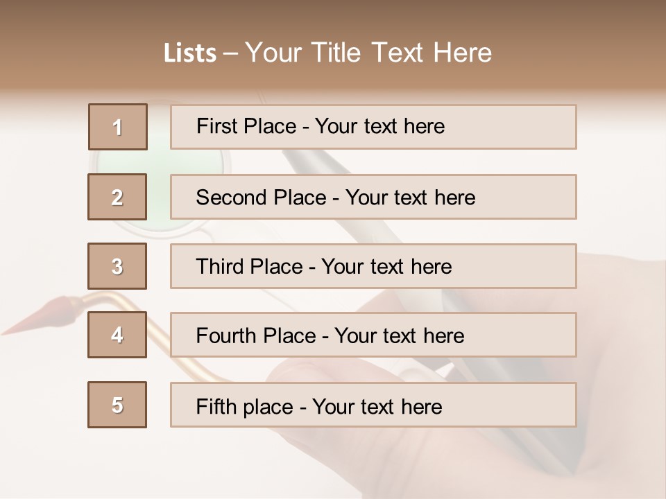 Protection Dentist Equipment PowerPoint Template